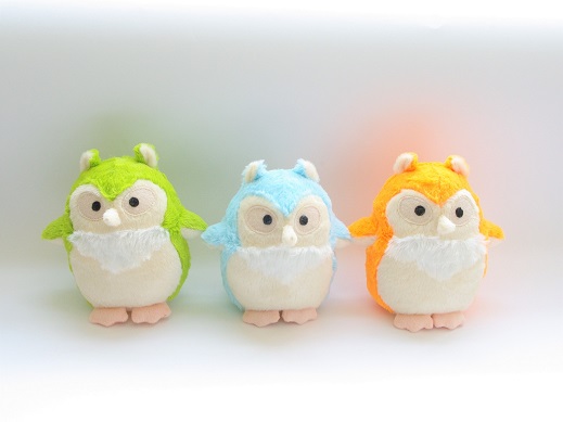 W3908 Squeaky Owl Dog Toy for Small Dog