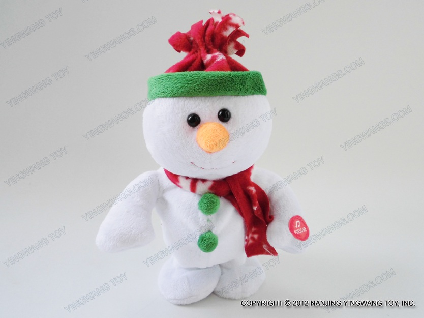 Y2084 Singing and walking Christmas Penguin,Reindeer,Santa,Snowman